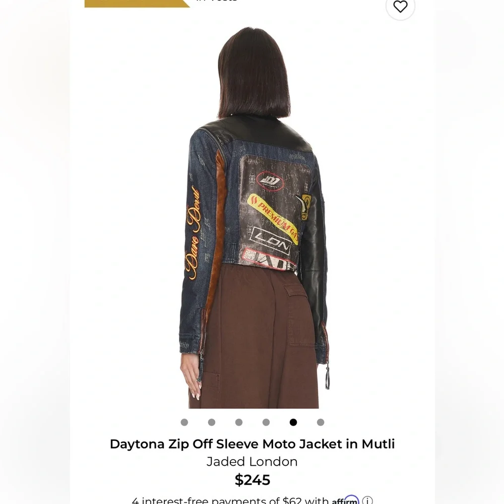 Jaded London Moto Jacket - Picture 2 of 5